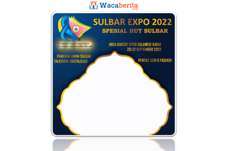 Ragam Twibbon Sulbar Expo Tahun Waca Berita