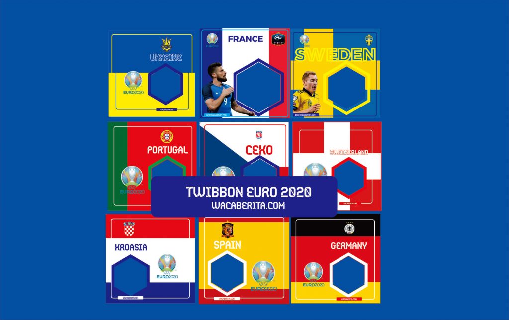 template twibbon euro 2020