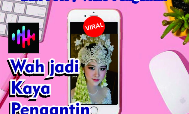 Aplikasi Tempo Edit Foto Pengantin Viral