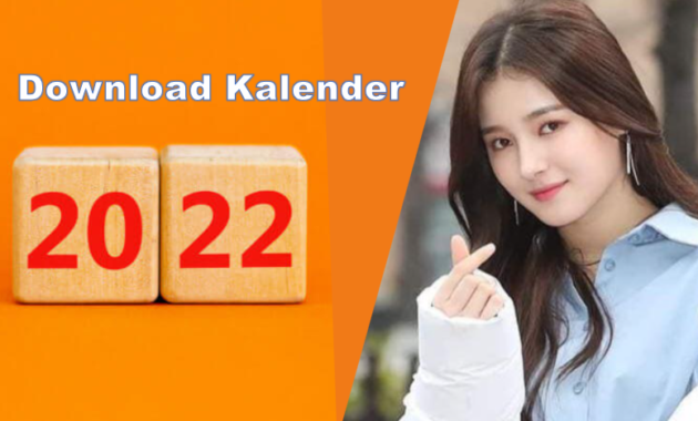 Download Template Desain Kalender 2022