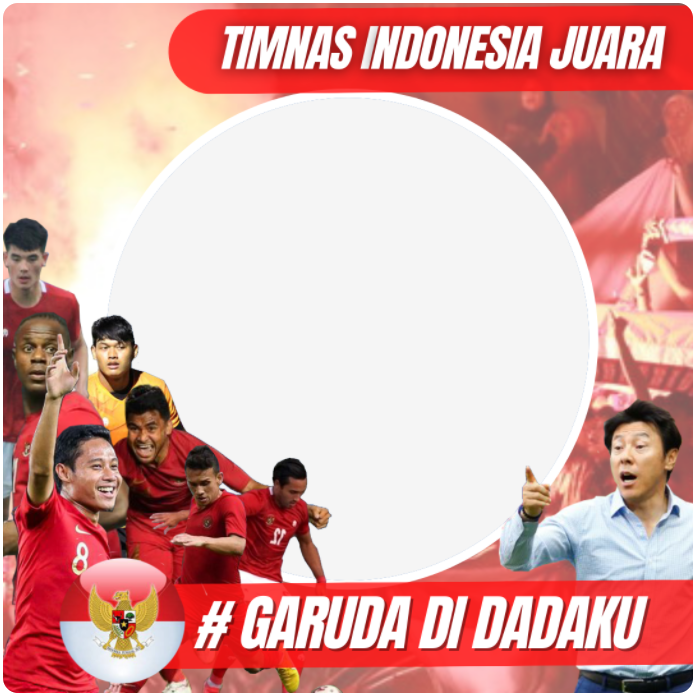Twibbon Dukung Indonesia Melawan Thailand di Final Piala AFF 2020