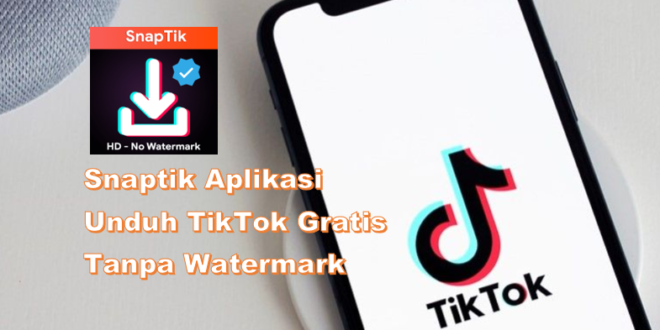 Snaptik Aplikasi Unduh TikTok Gratis Tanpa Watermark