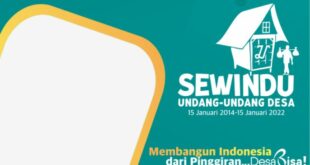 Ragam Twibbon Sewindu Undang-Undang Desa Tahun 2022