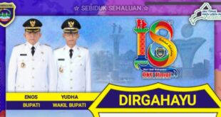 Ragam Twibbon HUT Kabupaten OKU Timur ke-18 Tahun 2022