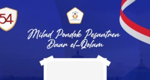 Ragam Twibbon Milad PP Daar El-Qolam ke-54 di Tahun 2022