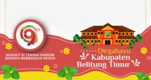 Ragam Twibbon HUT Kabupaten Belitung Timur ke-19 Tahun 2022