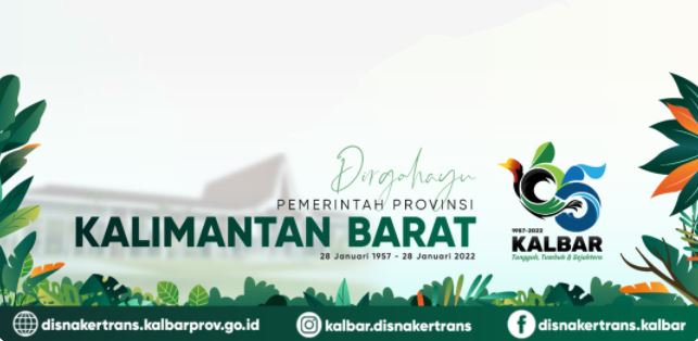 Ragam Twibbon HUT Pemerintah Provinsi Kalimantan Barat ke-65 Tahun 2022