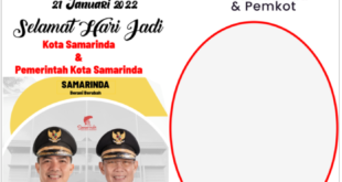 Twibbon HUT Pemerintah Kota Samarinda ke-62 Tahun 2022