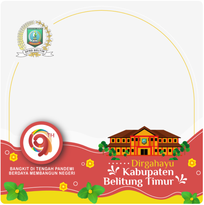 Twibbon HUT Kabupaten Belitung Timur ke-19 Tahun 2022