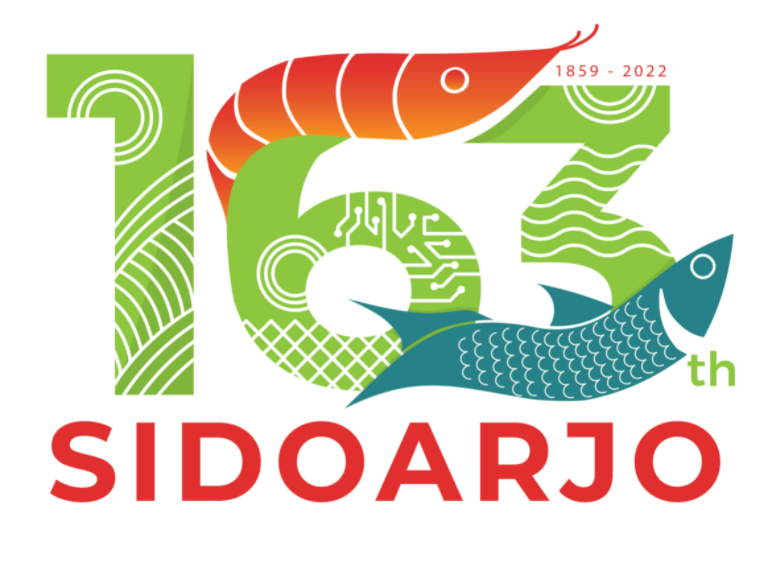 Unduh Logo HUT Kabupaten Sidoarjo ke-163 Tahun 2022 PNG