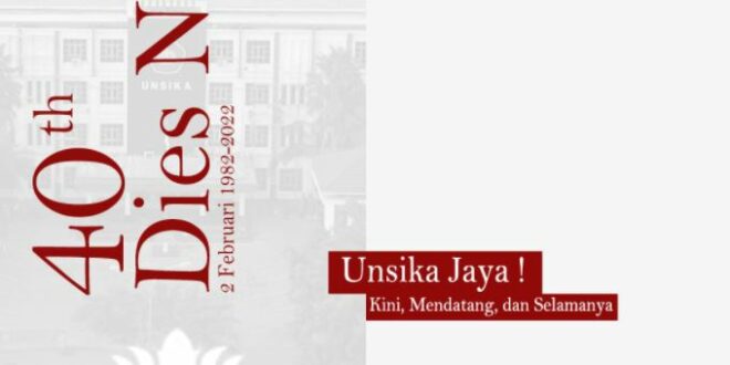 Twibbon Dies Natalis Unsika yang ke-40 di Tahun 2022