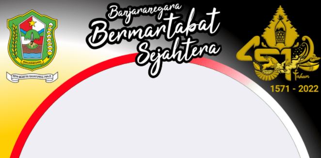 Ragam Twibbon HUT Kabupaten Banjarnegara ke-451 Tahun 2022