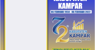 Twibbon HUT Kabupaten Kampar ke-72 Tahun 2022