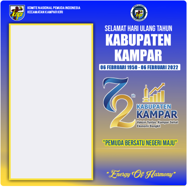 Twibbon HUT Kabupaten Kampar ke-72 Tahun 2022