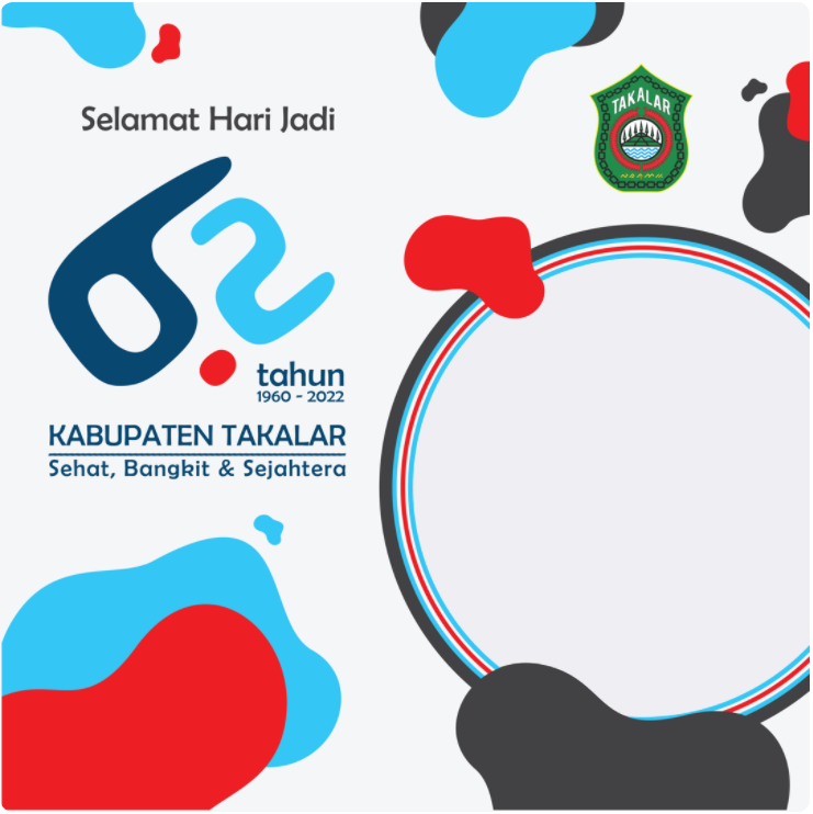Twibbon HUT Kabupaten Takalar ke-62 Tahun 2022