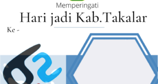 Twibbon HUT Kabupaten Takalar ke-62 Tahun 2022