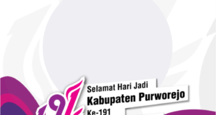 Twibbon HUT Kabupaten Purworejo ke-191 Tahun 2022