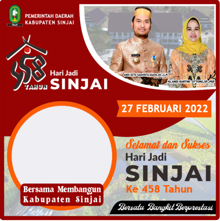 Link Twibbon HUT Kabupaten Sinjai ke-458 Tahun 2022