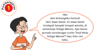 Jawaban Bacaan Asal Mula Telaga Warna