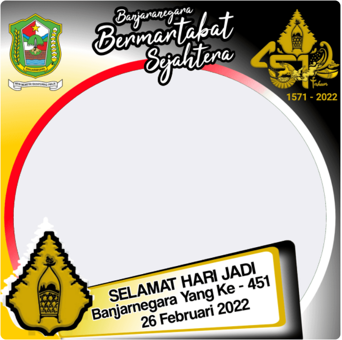 Twibbon HUT Kabupaten Banjarnegara ke-451 Tahun 2022