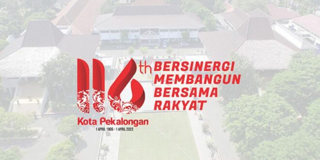 Unduh Logo HUT Kota Pekalongan ke-116 Tahun 2022