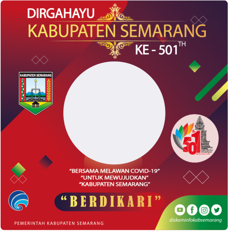 Twibbon HUT Kabupaten Semarang ke-501 Tahun 2022