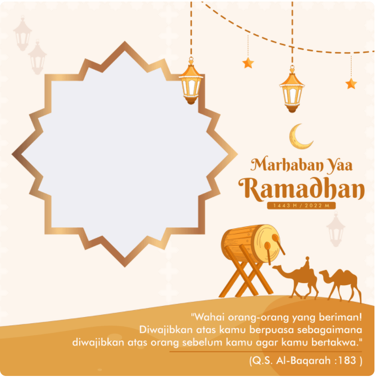 Twibbon Marhaban Ya Ramadhan Tahun 2022