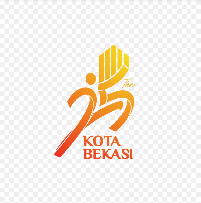 Logo HUT Kota Bekasi ke-25 Tahun 2022