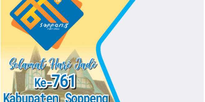 Twibbon HUT Kabupaten Soppeng ke-761 Tahun 2022