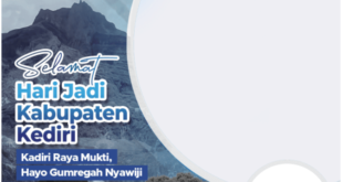 Twibbon HUT Kabupaten Kediri ke-1218 Tahun 2022