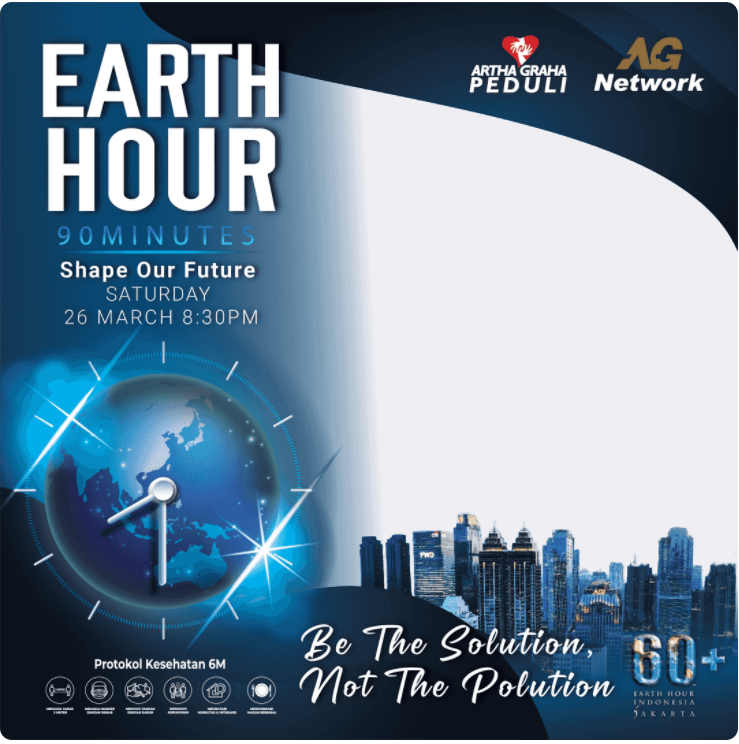 Twibbon Aksi Earth Hour di Tahun 2022