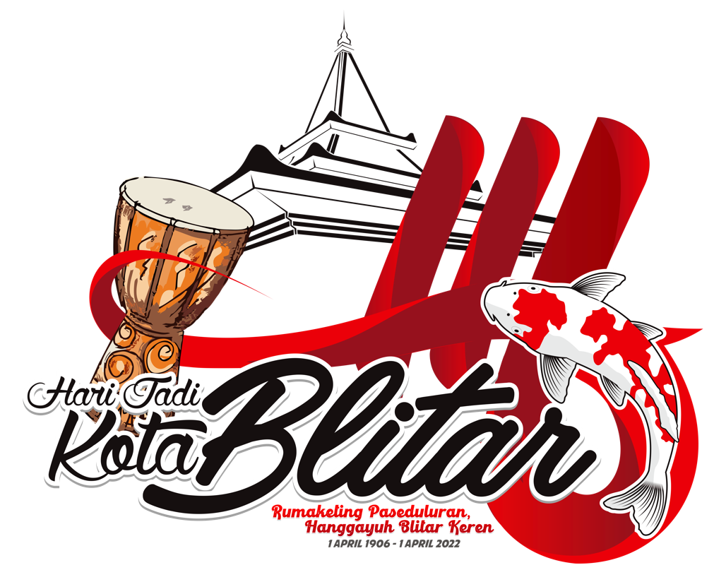 Logo HUT Kota Blitar ke-116 Tahun 2022