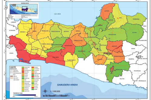 Pilihlah 10 kota kabupaten pada peta tuliskan letaknya menurut garis lintang dan garis bujur Jawaban Buku Siswa Kelas 5 Tema 9 Halaman 21