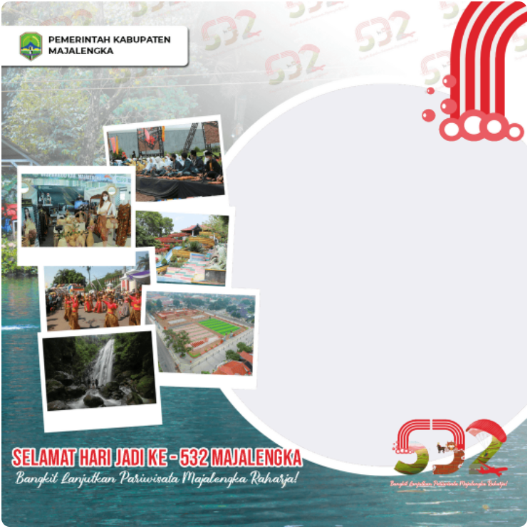 Twibbon HUT Kabupaten Majalengka ke-532 Tahun 2022