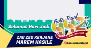 Ragam Twibbon HUT Kota Tegal ke-442 Tahun 2022