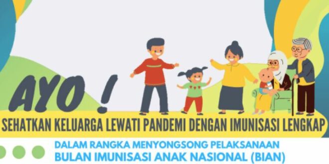 Ragam Twibbon Pekan Imunisasi Dunia di Tahun 2022