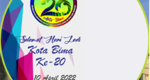 Twibbon HUT Kota Bima ke-20 Tahun 2022