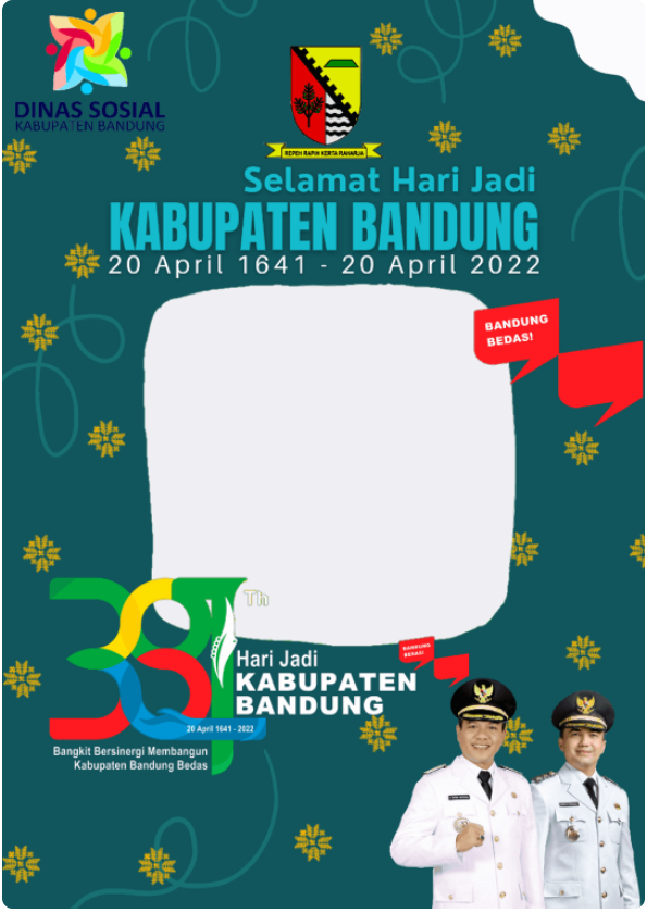 Twibbon HUT Kabupaten Bandung ke-381 Tahun 2022