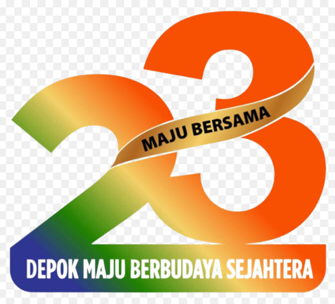Logo HUT Kota Depok ke-23 Tahun 2022
