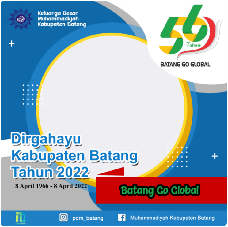 Twibbon HUT Kabupaten Batang ke-56 Tahun 2022