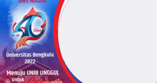 Twibbon Dies Natalis Universitas Bengkulu ke-40 di Tahun 2022