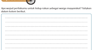 Apa wujud perilakumu untuk hidup rukun sebagai warga masyarakat Jawaban Buku Siswa Kelas 5 Tema 9 Halaman 46