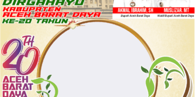 Twibbon HUT Aceh Barat Daya ke-20 Tahun 2022