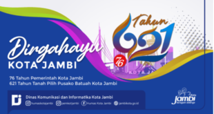 Twibbon HUT Kota Jambi ke-621 Tahun 2022