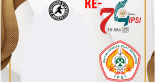 Twibbon HUT IPSI ke-74 Tahun 2022