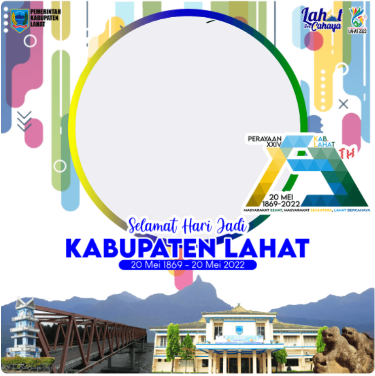 Twibbon HUT Kabupaten Lahat ke-153 Tahun 2022