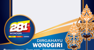 Twibbon HUT Kabupaten Wonogiri ke-281 Tahun 2022