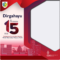 Twibbon HUT Kota Kotamobagu ke-15 Tahun 2022