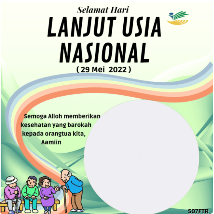 Twibbon Hari Lanjut Usia Nasional di Tahun 2022