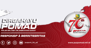 Twibbon Dirgahayu POMAD ke-76 Tahun 2022